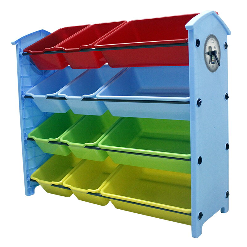 寶寶兒童玩具收納架箱塑料多層大容量幼兒園整理儲物柜子置物架子