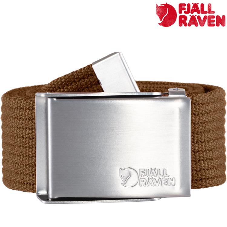 Fjallraven 小狐狸 帆布腰帶/皮帶/軍裝腰帶 Canvas Belt 77029 248 木材棕