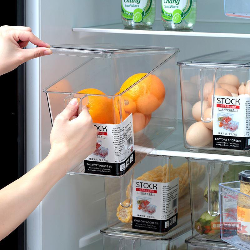 廚房收納盒批發大號冰箱抽屜式家用儲物整理盒食品保鮮盒雞蛋盒
