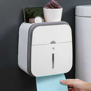 衛生間創意免打孔紙巾盒廁所衛生紙置物架抽紙盒防水紙巾架廁紙盒