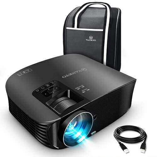 VANKYO 【日本代購】 迷你投影機 小型投影機3600流明1080P HD對應