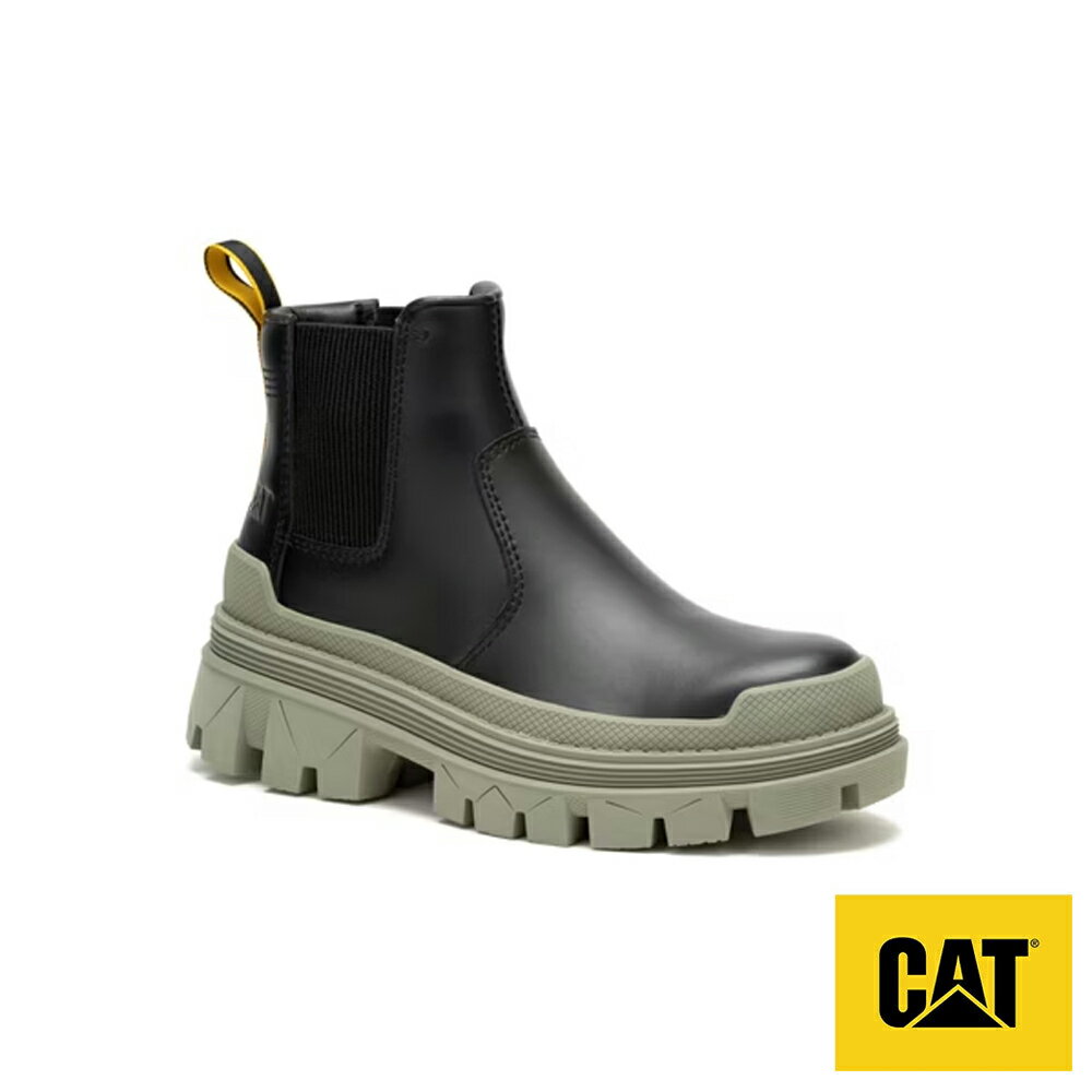 CAT HARDWEAR CHELSEA 硬派簡約風短靴Unisex 女鞋-時尚黑