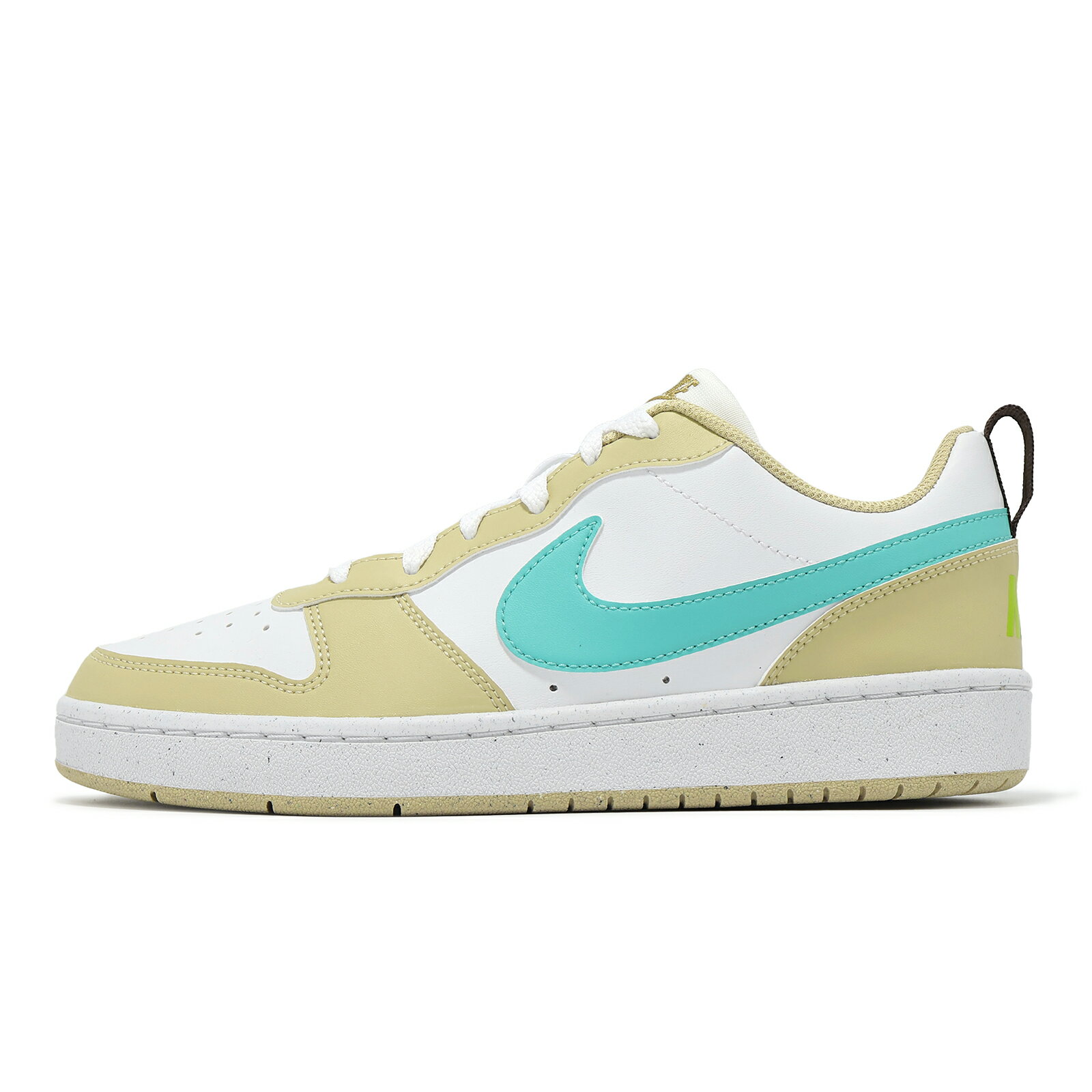 Nike 休閒鞋 Court Borough Low Recraft GS 大童 女鞋 棕 綠 低筒 