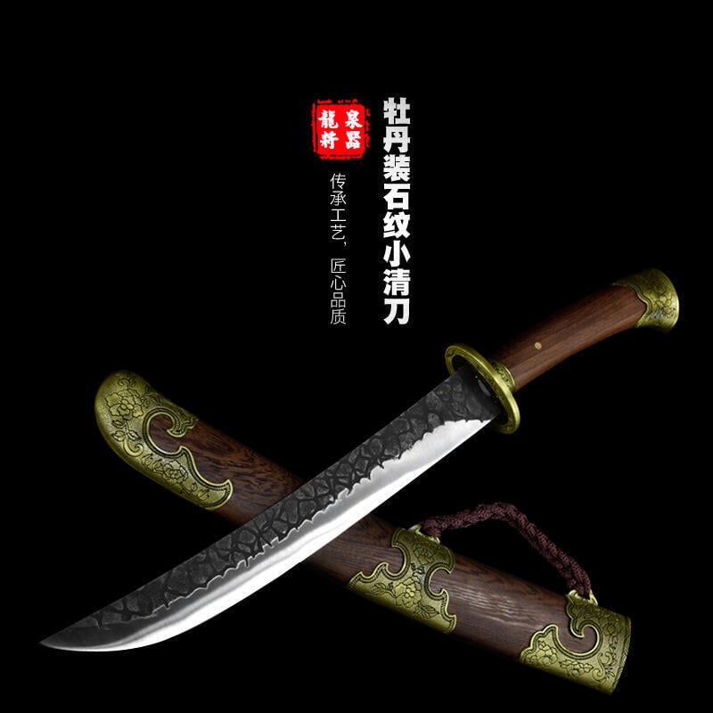 小清刀繡春刀官刀佩刀龍泉將器鍛打壹體錳鋼短刀冷兵器防身未開刃