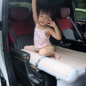 可打統編 兒童車載氣墊床充氣旅行床PVC植絨高鐵嬰兒床加厚四季通用充氣床