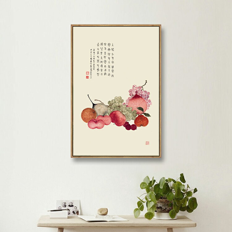 新中式禪意花鳥畫客廳裝飾畫臥室床頭玄關壁畫餐廳走廊酒店墻掛畫