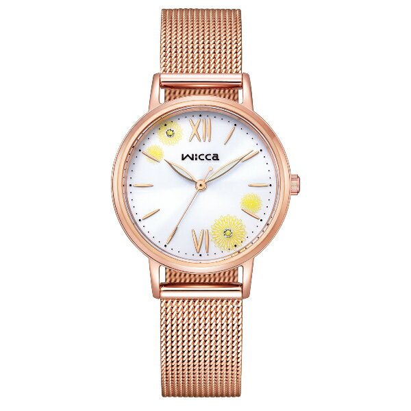 CITIZEN 星辰錶 NEW WICCA 少女系列 KP5-166-21 臺灣限定雛菊時尚腕錶 30.2mm｜樂天全館特惠中★指定刷卡回饋10%