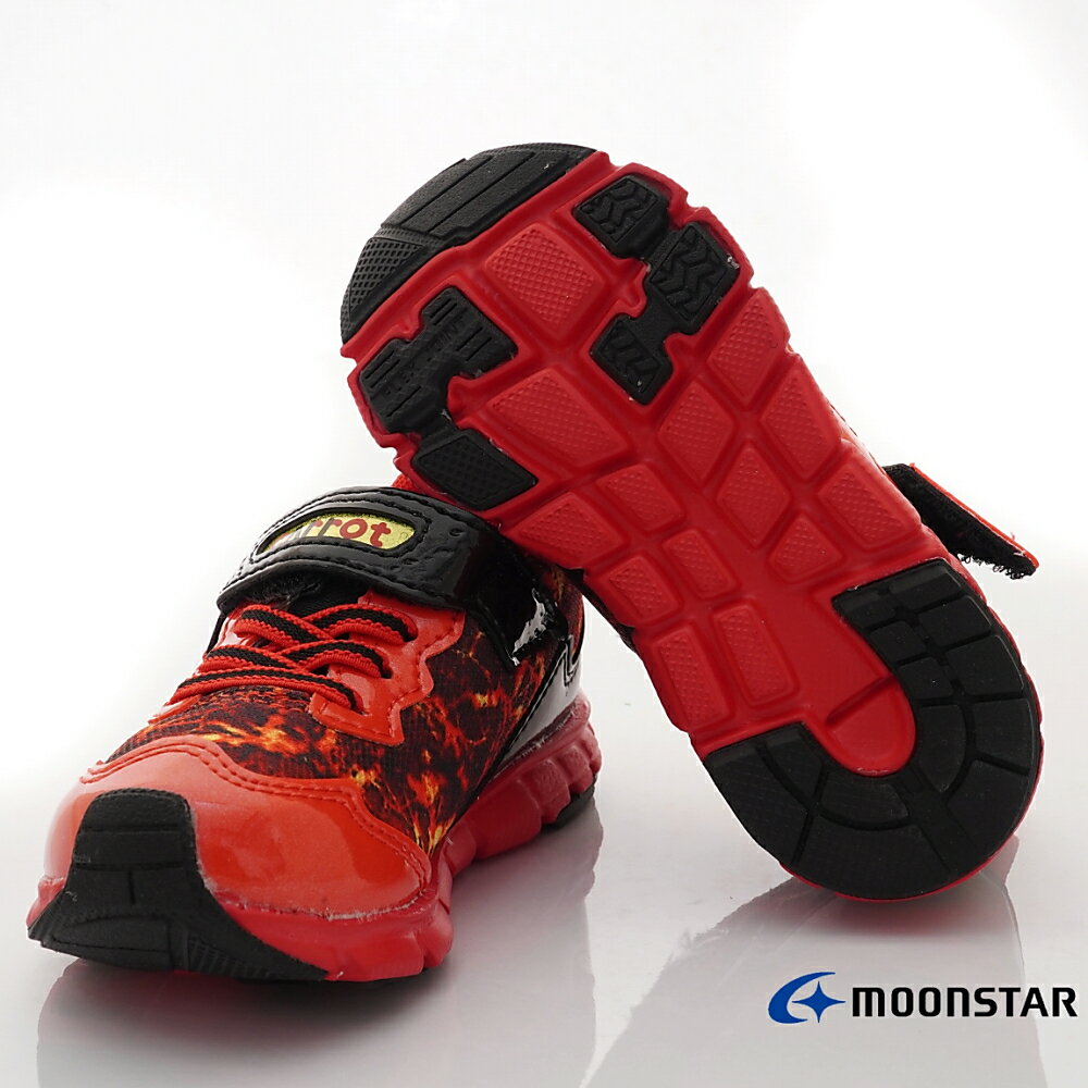 ★過年特賣★日本月星Moonstar機能童鞋Carrot系列寬楦公園玩耍鞋款23172紅(中小童段) 6