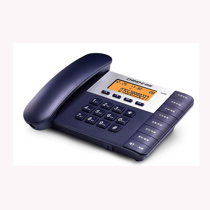 固定電話 中諾W598電話機 座機 家用有線固話辦公商務時尚固定電話機 屏幕背光