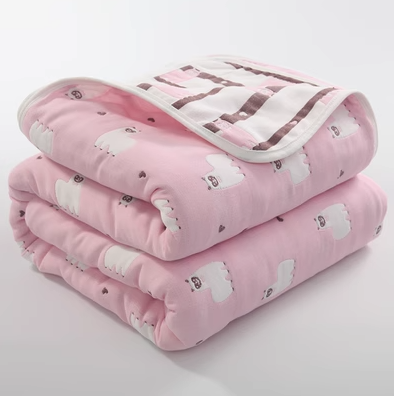 倉庫現貨清出 六層全棉紗佈毛巾被純棉空調被夏季單雙人兒童嬰兒午睡小毯子蓋毯