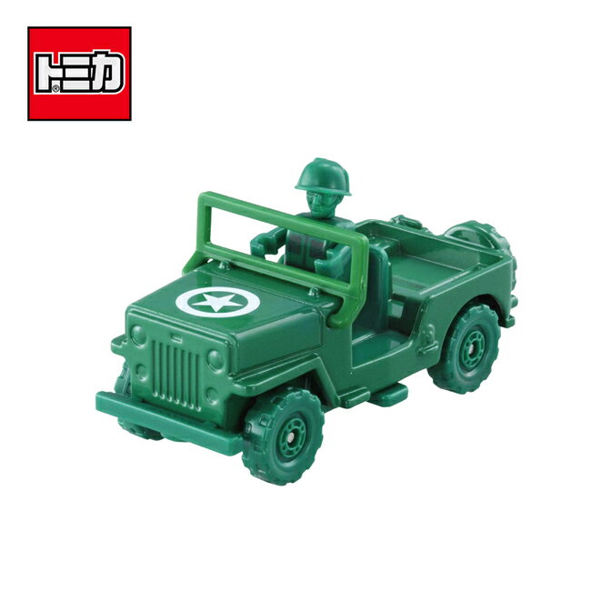 【日本正版】TOMICA 騎乘系列 TS-07 綠色小士兵 x 軍事車 玩具總動員4 玩具車 多美小汽車 - 134138