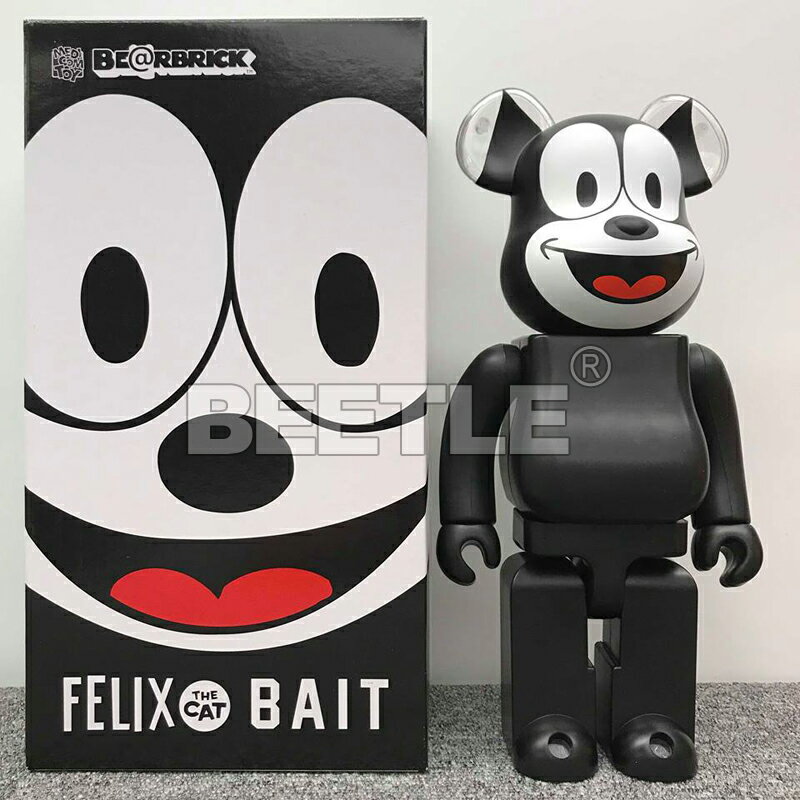 現貨 BE@RBRICK SDCC 限定 MEDICOM TOY FELIX CAT X BAIT 菲力貓 400%