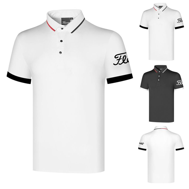 【元素運動】夏季新款高爾夫服裝男士透氣速幹戶外運動短袖Polo衫golf男裝上衣