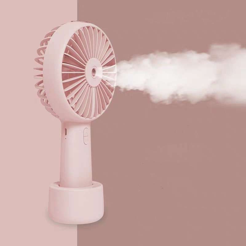 適用手持噴霧風扇usb製冷迷你便攜式宿舍水冷噴水冷風桌面小