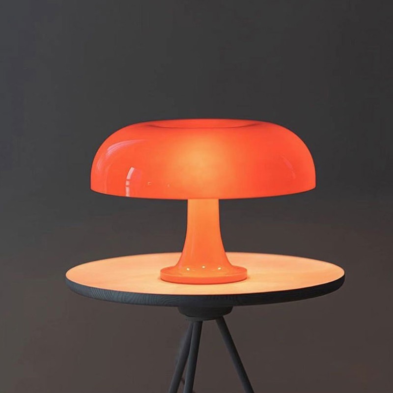 【免運】可開發票 檯燈 北歐中古風蘑菇臺燈現代簡約丹麥設計師包豪斯客廳臥室書房床頭燈
