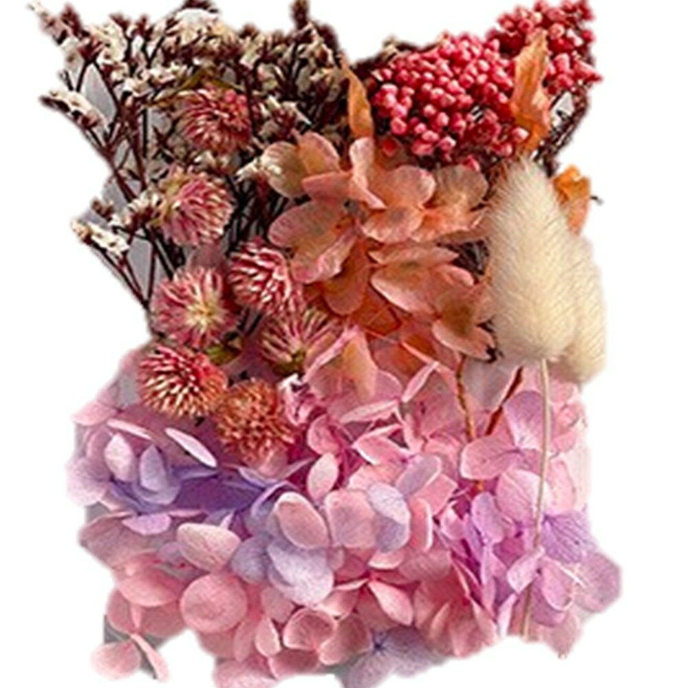 【A-ONE】乾燥花素材 鬥色爭豔 永生花 材料包 DIY 手作浮游花 浮油花 蠟燭材料 繡球花 苔癬 千日紅 B08 | ALL ...