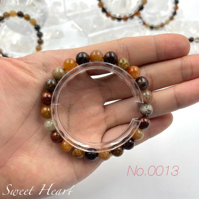 Sweet Heart 田芯精選 大自然的瑰寶 精品原礦天然彩幽靈手鏈 四季幽靈 四季招財聚財 可挑選 4