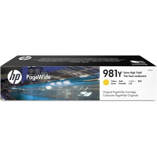 【請先詢問貨況】HP No.981Y 原廠超高容量黃色墨水匣 (L0R15A) 適用 MFP 586z/586dn/586f/556dn/556xh
