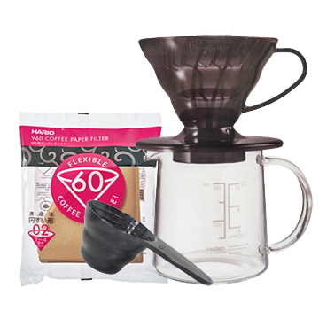 <br/><br/>  【Hario】V60 咖啡濾杯壺組，咖啡初新者最佳選擇<br/><br/>
