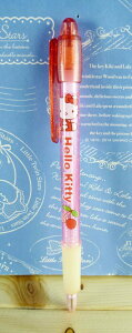 【震撼精品百貨】Hello Kitty 凱蒂貓 KITTY原子筆-透明紅 震撼日式精品百貨