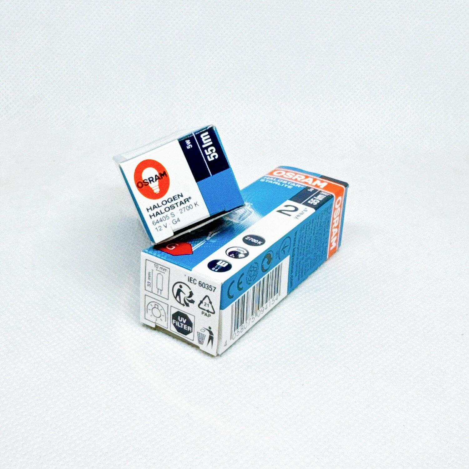 OSRAM 歐司朗 64405S 12V 5W 豆燈 5W G4 鹵素豆燈 燈泡 3