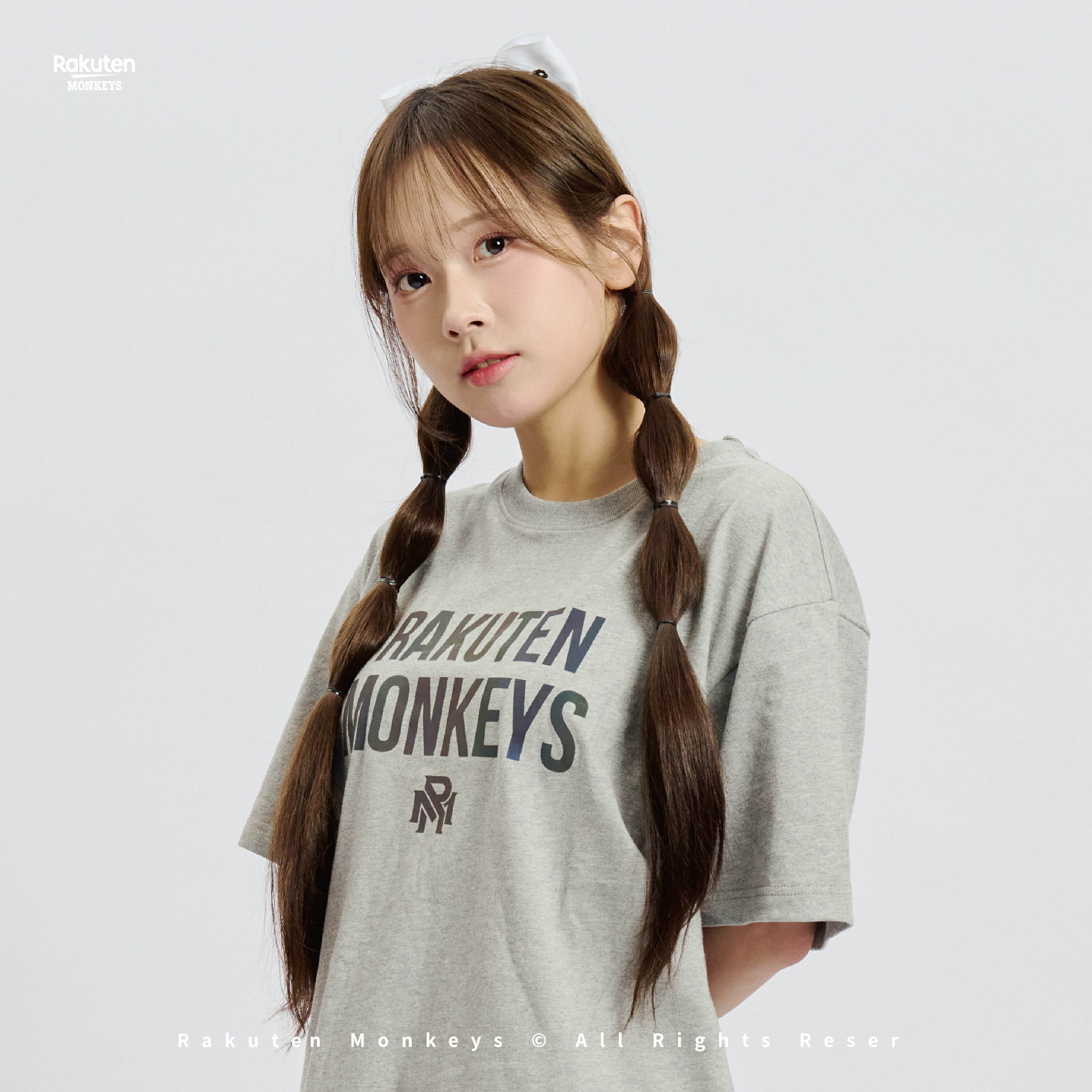 MONKEYS 炫彩短T-灰