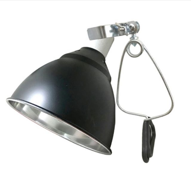 OTTO 奧圖 爬蟲 保溫 燈罩 7.5吋 爬蟲夾燈(外黑 內拋光)L型