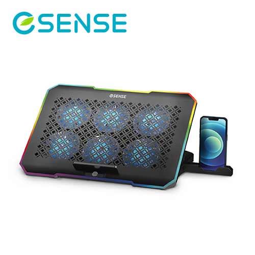 Esense G12 RGB 電競筆電散熱墊 22-WRG012BK原價 649 (省 80)
