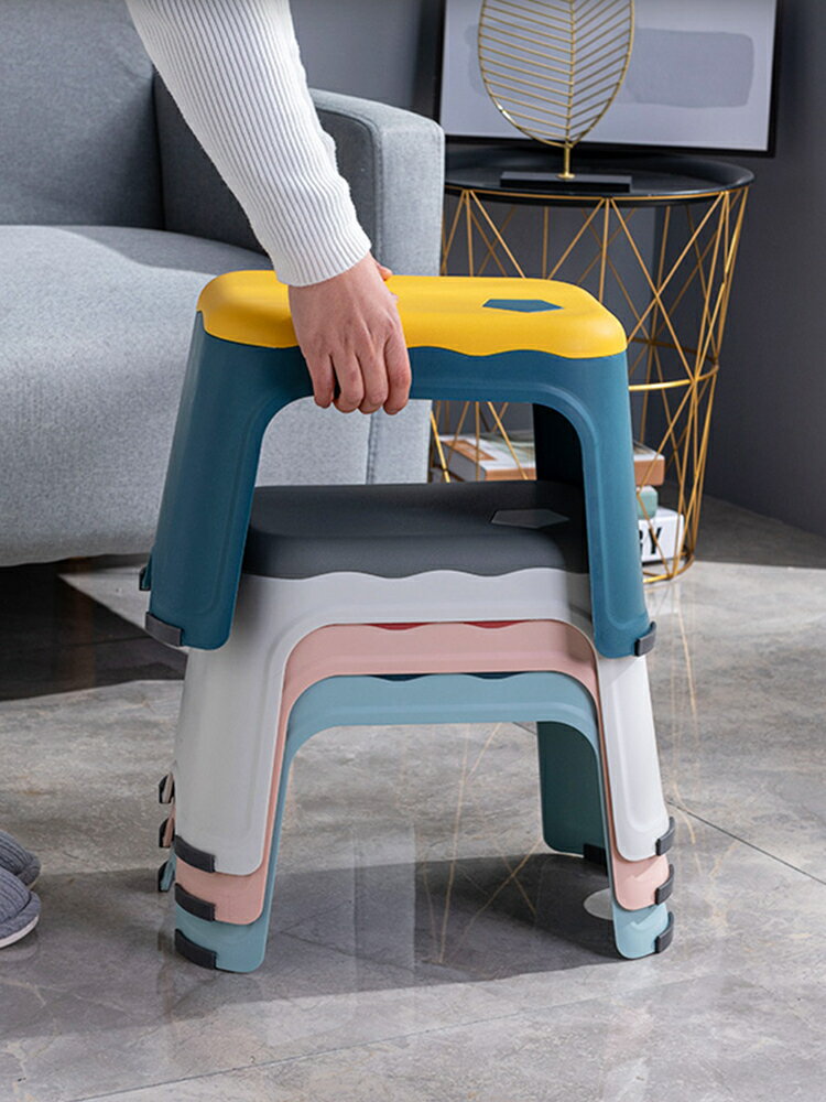 小凳子家用極簡現代簡約板凳成人結實矮凳輕奢浴室小椅子