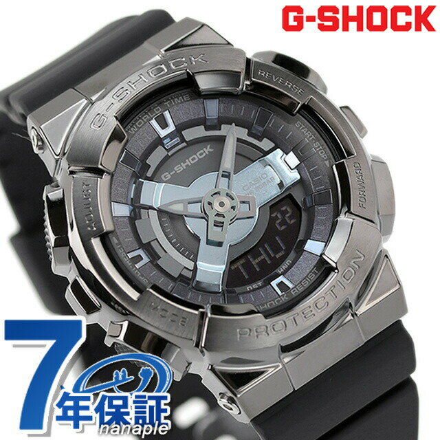 G-SHOCK クオーツGM-S110B-8A アナデジブラック黒グレーCASIO カシオ