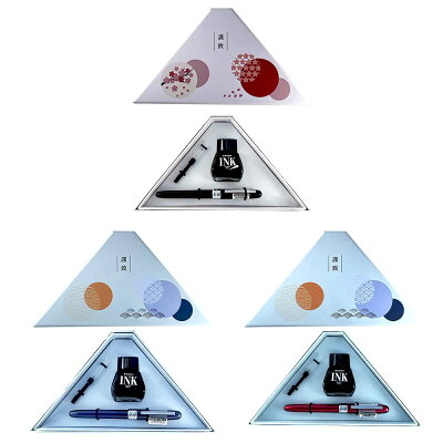 PLATINUM-白金鋼筆PGB-500 (三角禮盒裝 禮盒款式隨機)【九乘九購物網】