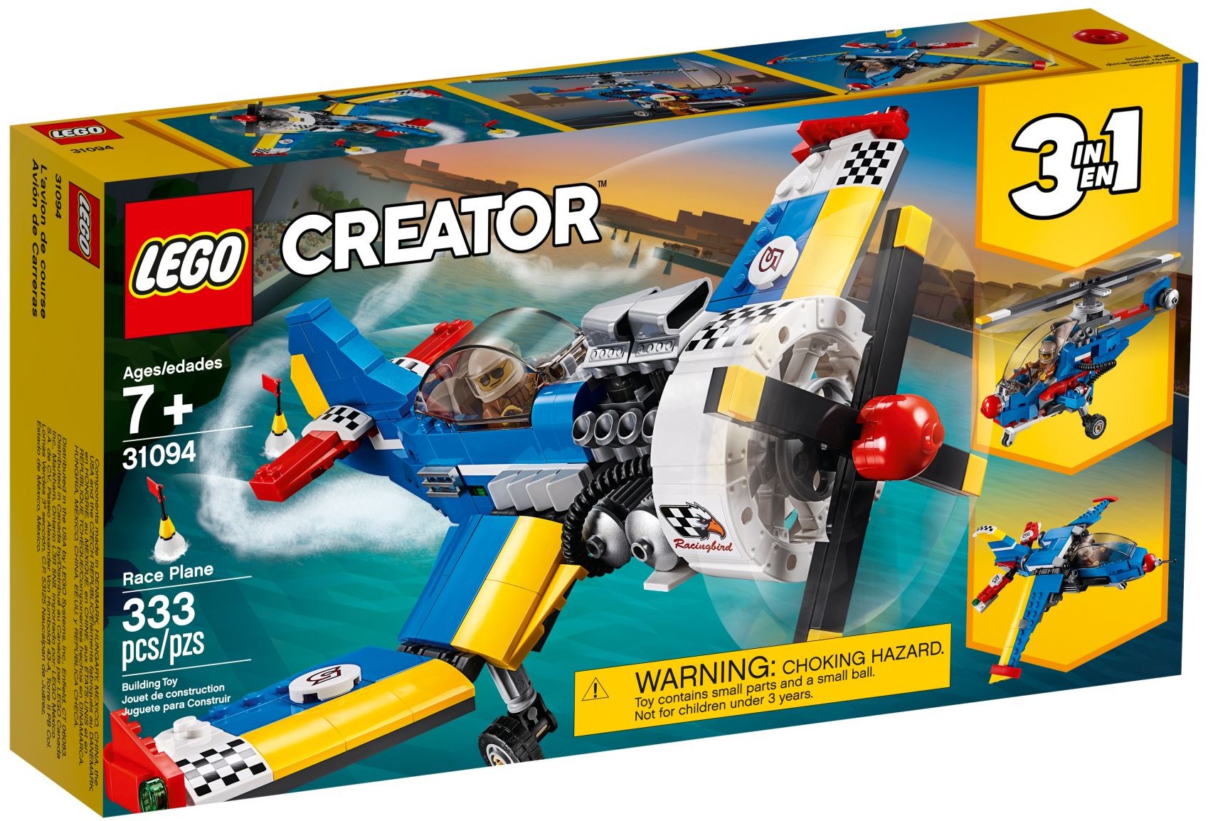 ☆勳寶玩具舖【現貨】LEGO 樂高 CREATOR 系列 "3 in 1" 31094 Race Plane