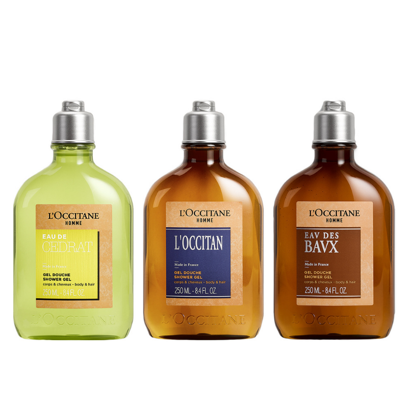 L'Occitane 歐舒丹 洗髮沐浴膠 250ml 枸櫞/ 紳士/ 男士神秘 清新 清爽 木質 二合一 沐浴 洗髮 附發票【心心哈德】現貨 全館499超取免運｜全場下殺★滿額再享折扣