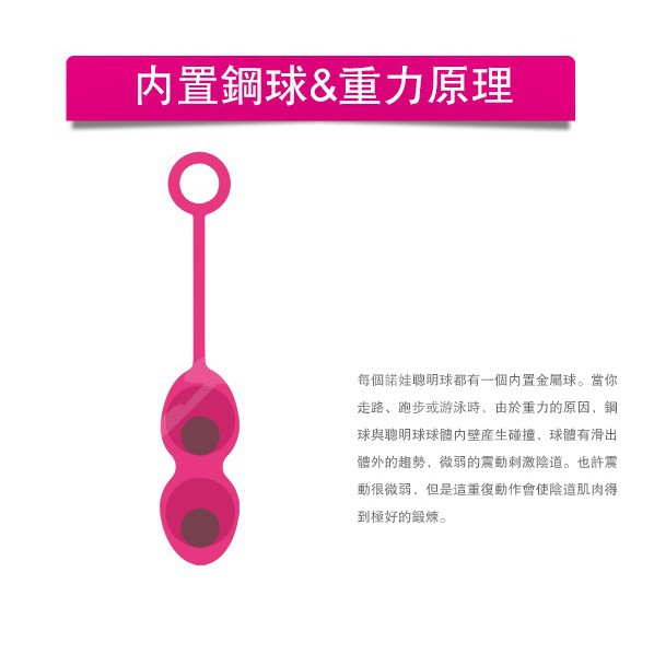 超值★ 公司貨保固兩年 美國SVAKOM NOVA 諾娃 凱格爾運動三部曲頂級 訓練聰明球 1