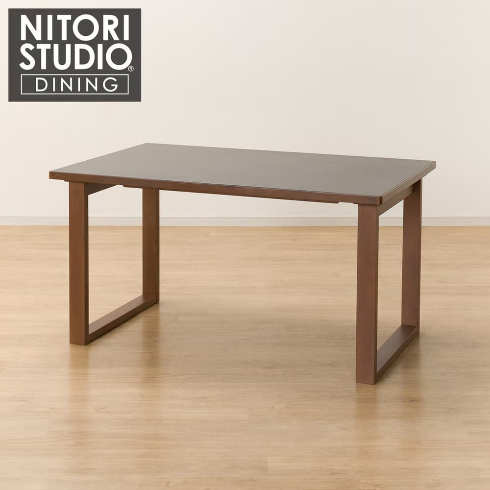 ◎陶板實木餐桌 N COLLECTION T-11U 135 MBR/GY NITORI宜得利家居