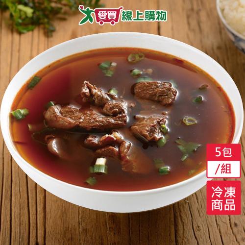 捷康原汁牛肉湯5包/組(430G/包) 【愛買冷凍】