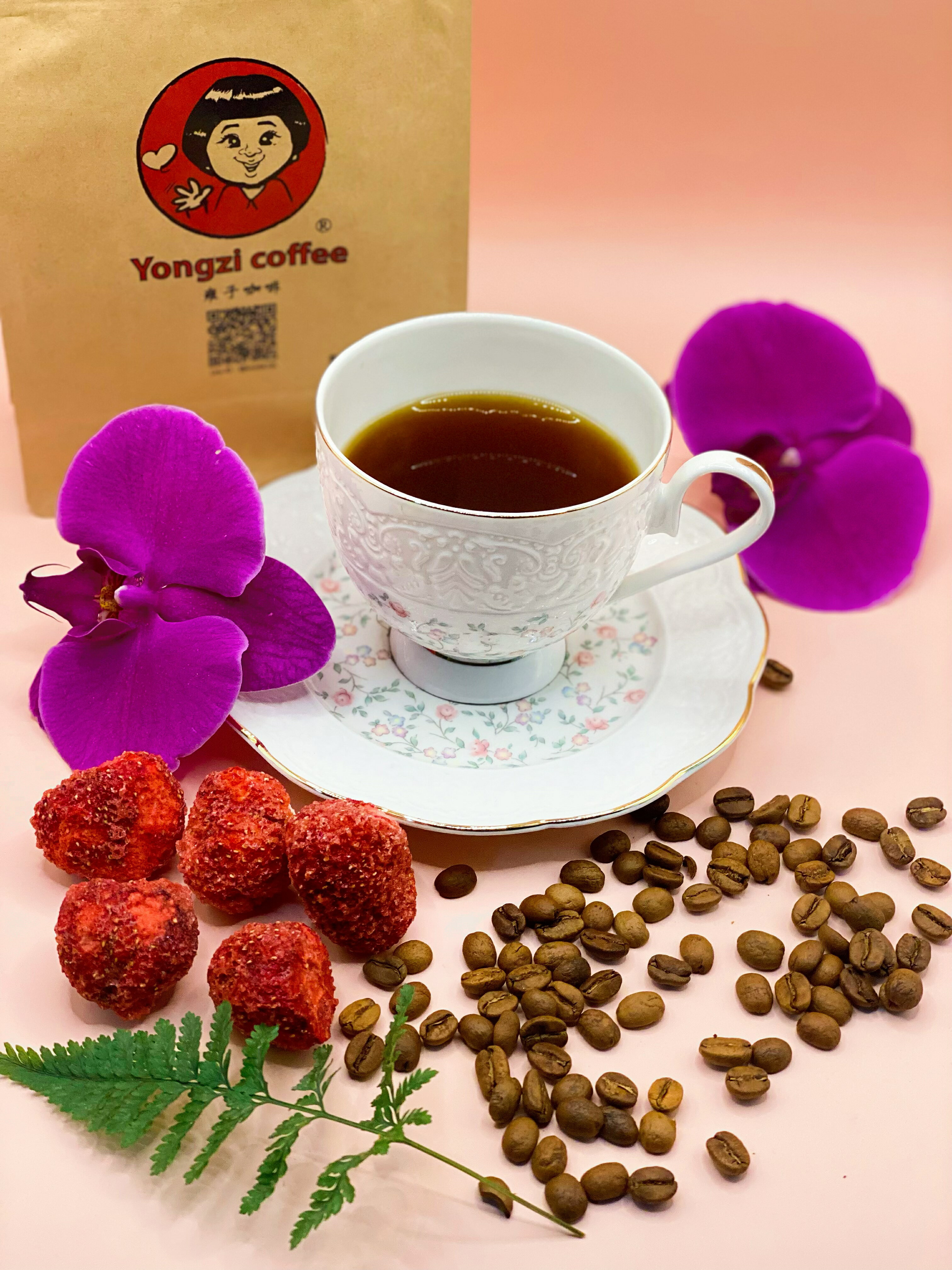 哥倫比亞 甜野莓日曬 自然二氧化碳浸漬 淺焙/半磅