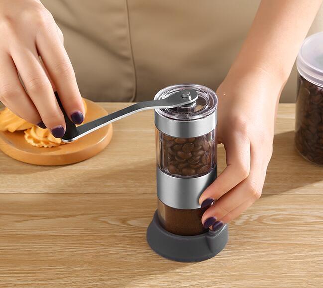 磨豆機 手搖磨豆機小型意式咖啡豆研磨機手動研磨一體家用手磨器咖啡機【年終特惠】