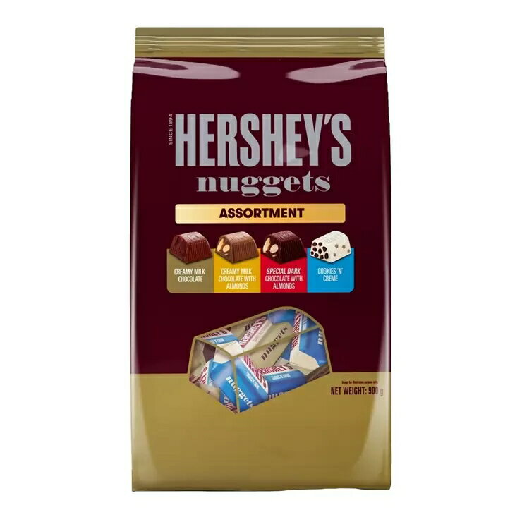 Hershey's 綜合金磚巧克力 900公克(2組)