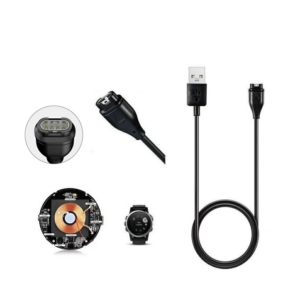 【充電線】適用 Garmin Instinct 2 / 2s Solar 智慧手錶穿戴充電 USB充電器