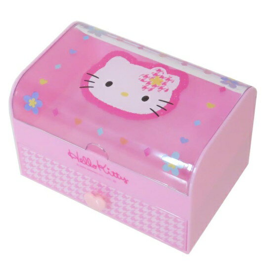 【震撼精品百貨】Hello Kitty 凱蒂貓~日本三麗鷗SANRIO KITTY桌上雙層收納盒-大臉款*57482