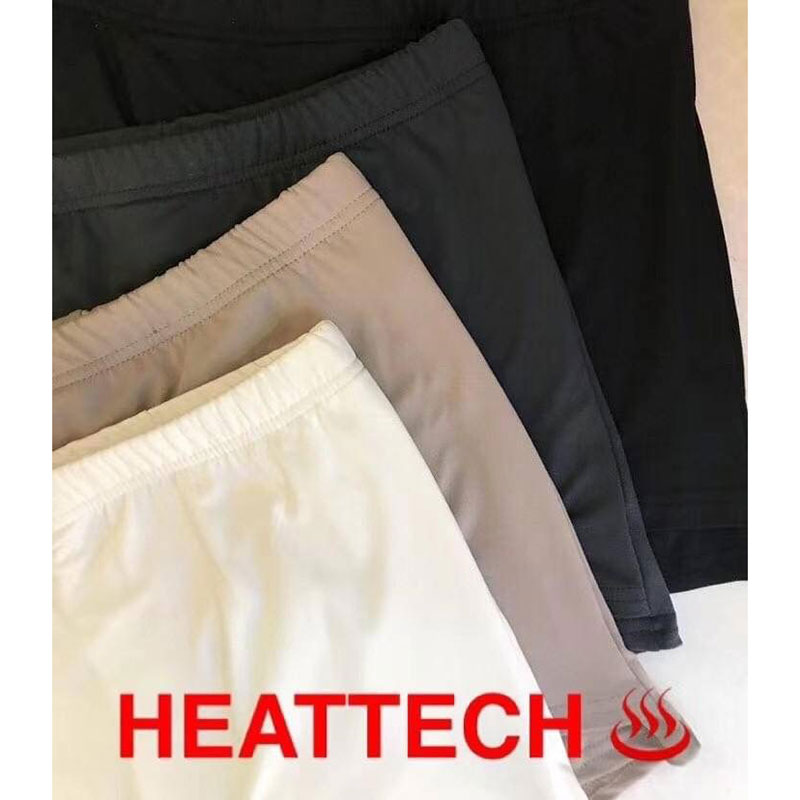 ANNAS 正韓發熱安全褲 雙層 安全褲 內搭褲 打底褲 防走光 短褲 熱褲 內褲 襯裙 棉質 彈性 磨毛 保暖 韓國 5