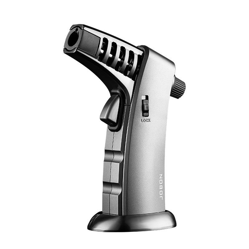 【滿額免運+3%點數回饋】jobon中邦充氣防風打火機男士藍焰戶外燒烤焊槍點煙器焊槍級