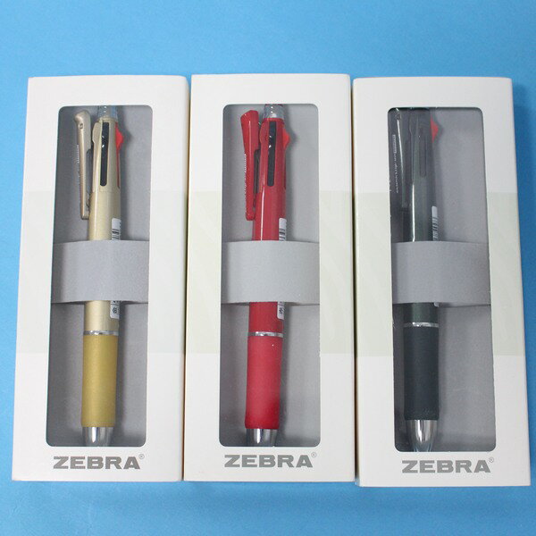 ZEBRA 斑馬B4SA3 五合一多功能原子筆(四色原子筆0.7+自動鉛筆0.5