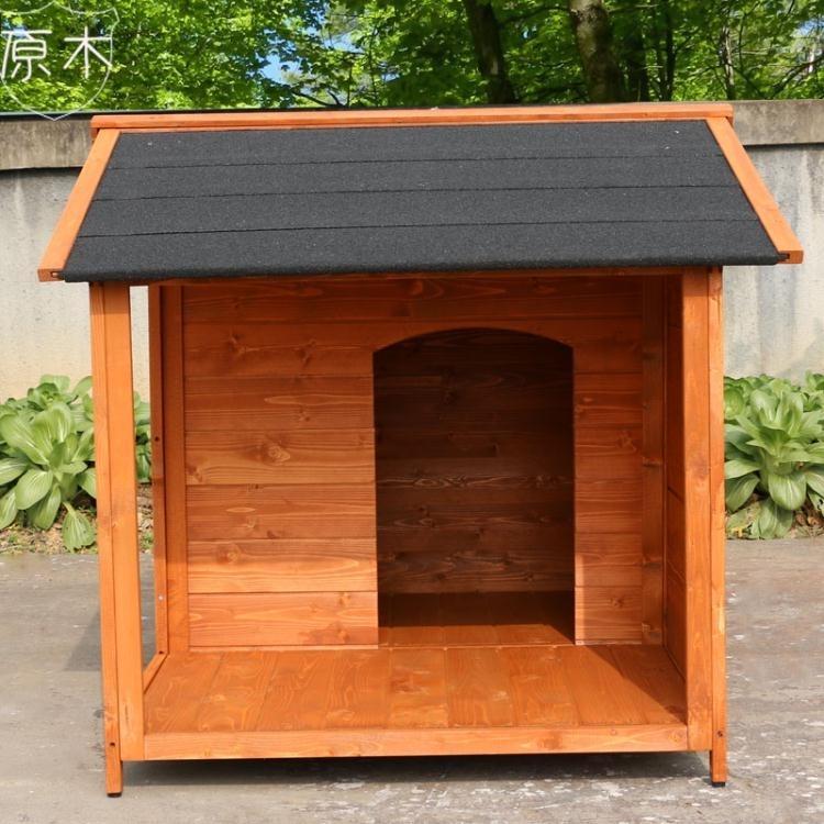 【可開發票】狗屋大號金毛狗窩戶外寵物籠大型犬狗籠木質戶外防腐狗房【全館限時八九折】 1