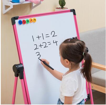 畫畫板黑板牆寶寶幼兒童小學生家用學寫字磁性水筆可擦白板支架式 全館免運