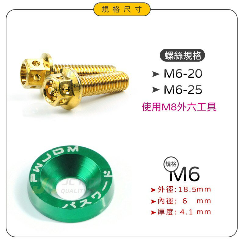 【JC-MOTO】 鈕扣墊片 車牌裝飾 車牌螺絲 鍍金螺絲 機車 白鐵 鍍鈦 墊片 螺絲 1入2組 | JC MOTO桀昇機車精品 | 樂天 ...