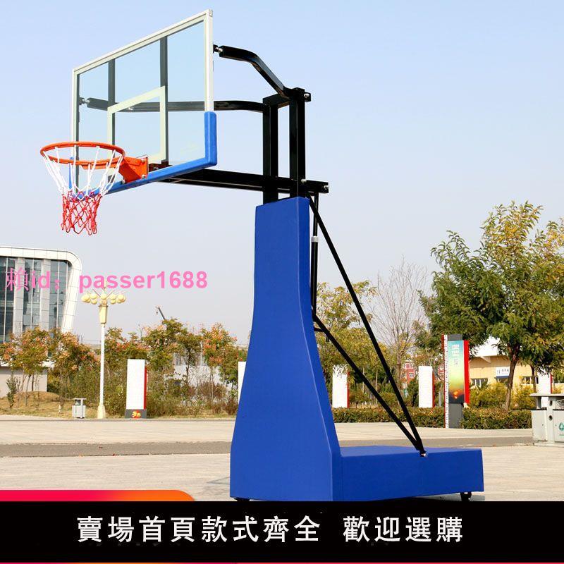 戶外兒童成人青少年標準籃球架室內外比賽訓練可移動可升降籃球架