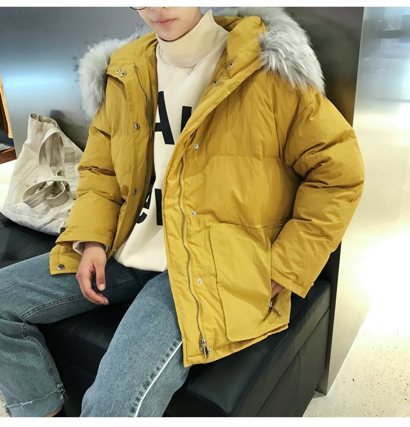 FINDSENSE Z1 韓國 時尚 潮 男 女 情侶棉服 保暖 棉衣外套 麵包服外套 毛領可拆