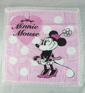 【震撼精品百貨】Micky Mouse 米奇/米妮 手帕-粉色米妮【共1款】 震撼日式精品百貨